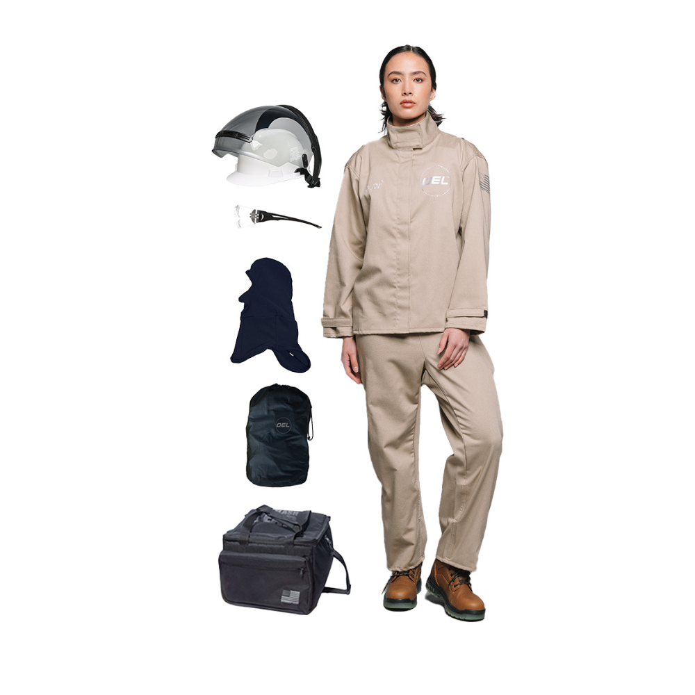 8 Cal Jacket Bib Overalls and Headgear Kit Womens from GME Supply